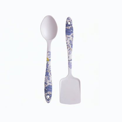 Breezy Blooms Bamboo Serving Spoons & Turners