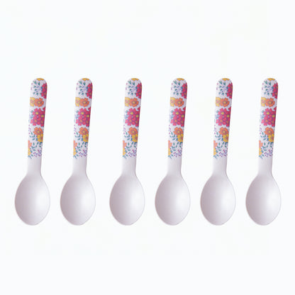 Happy Harvest Table Bamboo Spoon and Fork- Set of 6
