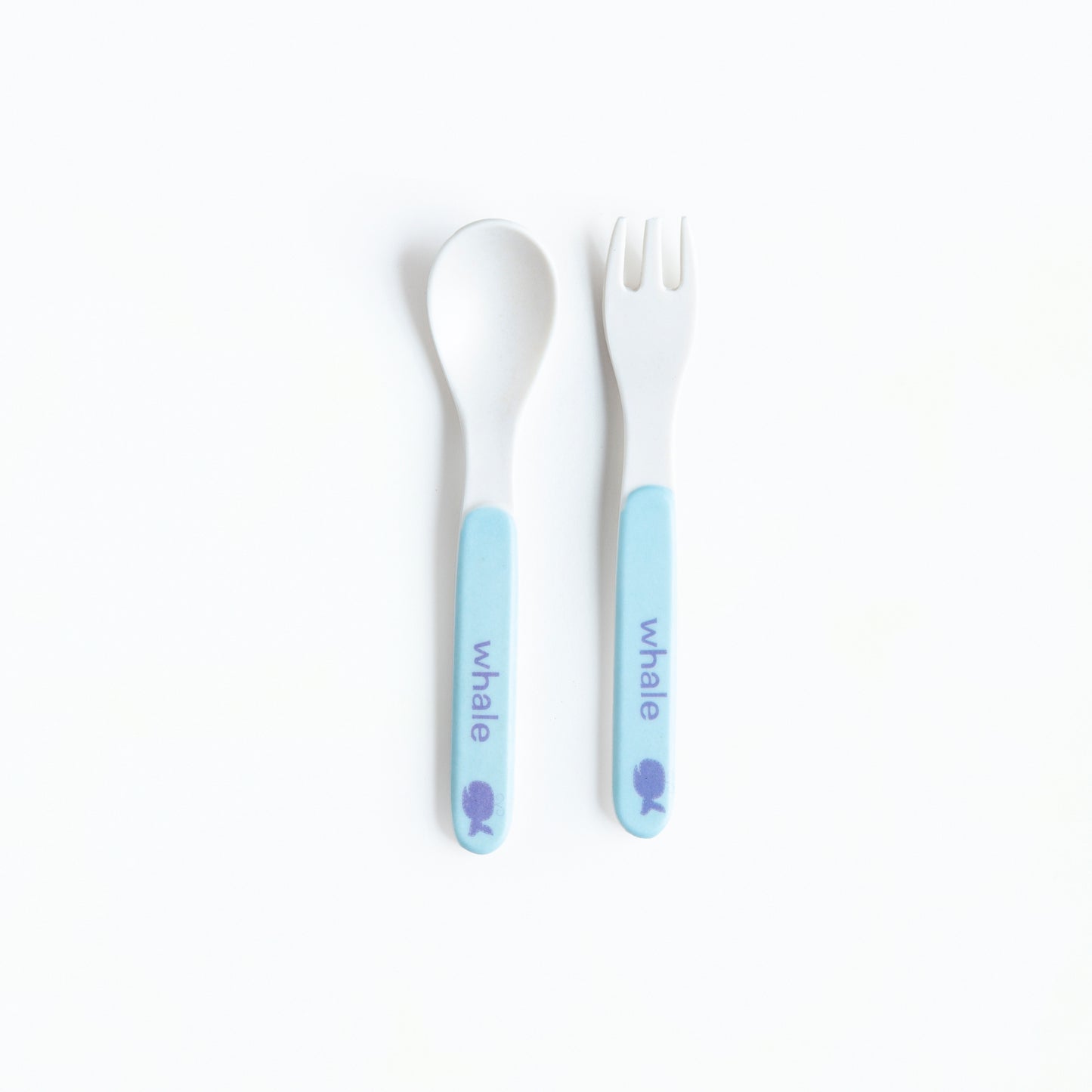 Wobbly Whale Bamboo Kids Dinner /Feeding Set of 5