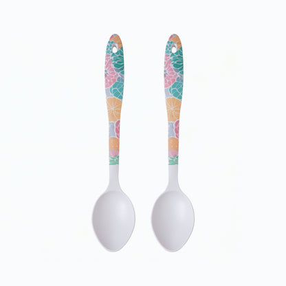 Spring Hues Bamboo Serving Spoons & Turner