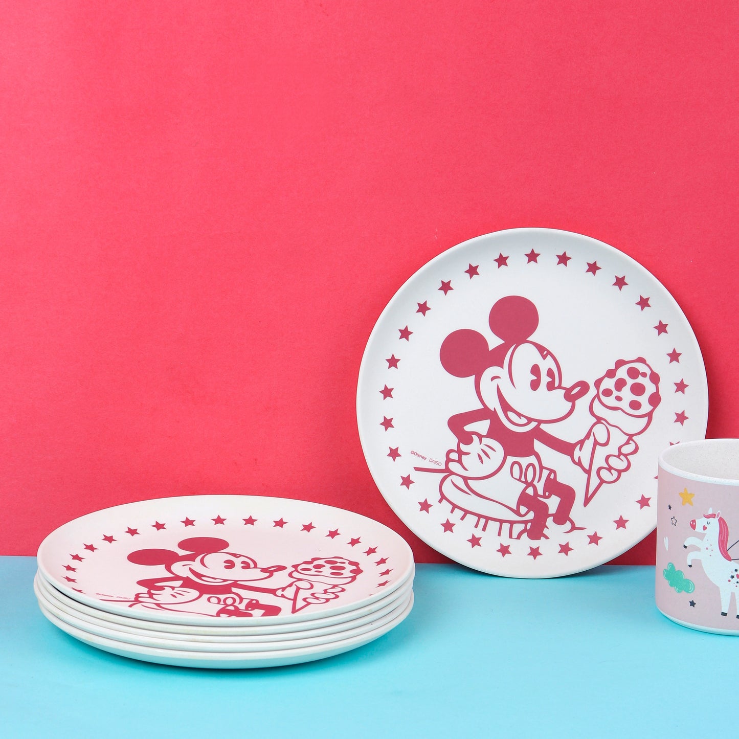 Mickey Mouse Kids Bamboo Plate- Set of 6