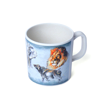 Drinking Mugs / Cups- Set of 2 - Big Five Animals