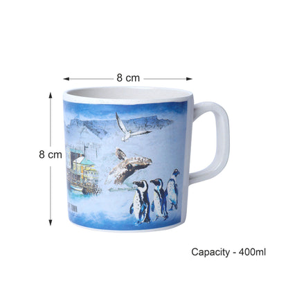 Drinking Mugs / Cups- Set of 2 - Snow Bird