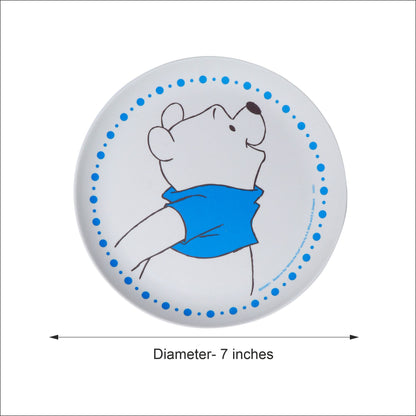 Winnie - The- Poooh Kids Plate- Blue-Set of 2