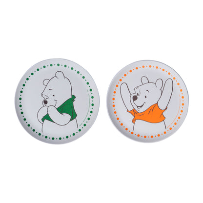 Winnie - The- Poooh Kids Plate- Set of 2- Multi color