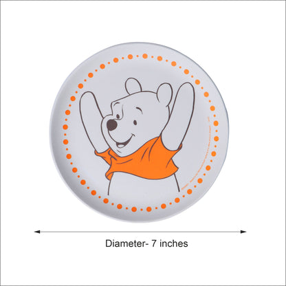 Winnie - The- Poooh Kids Plate- Set of 2- Multi color