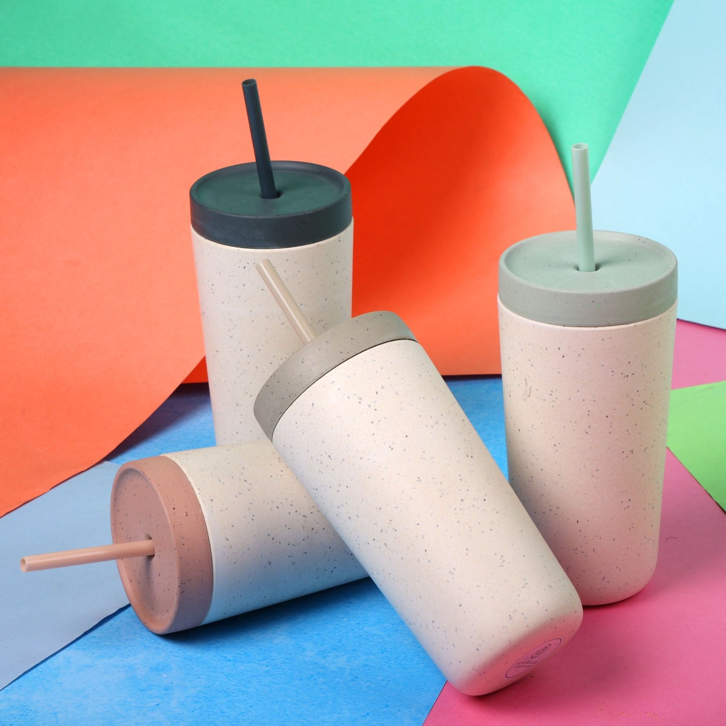 Drink It Up! Modern Bamboo Drinking Sipper for Adults and Kids with Straw