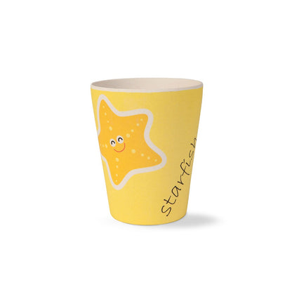 Sunny Starfish Bamboo Kids Dinner /Feeding Set of 5- Round Edition