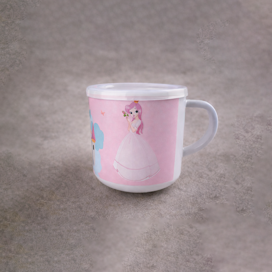 Pretty Princess Bamboo Mug (with Lid)