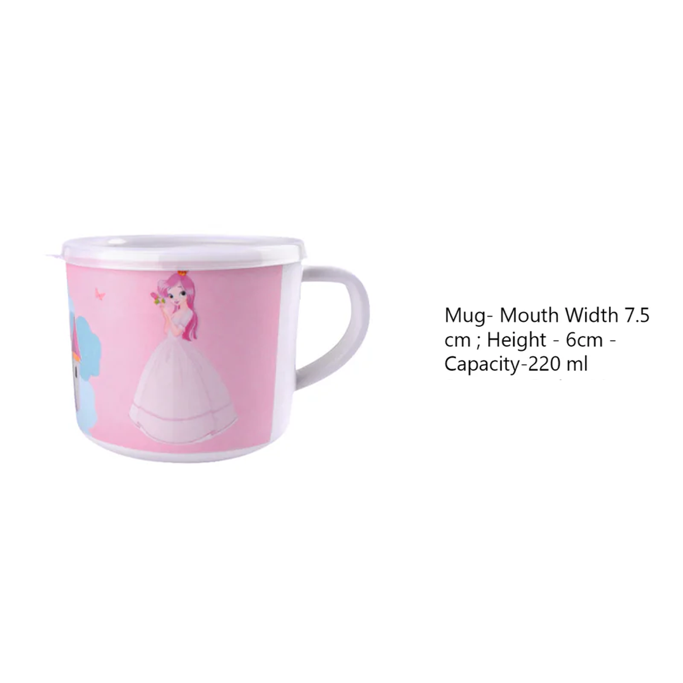 Pretty Princess Bamboo Mug (with Lid)