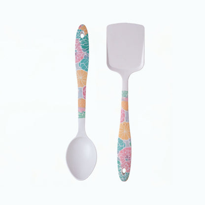 Spring Hues Bamboo Serving Spoons & Turner