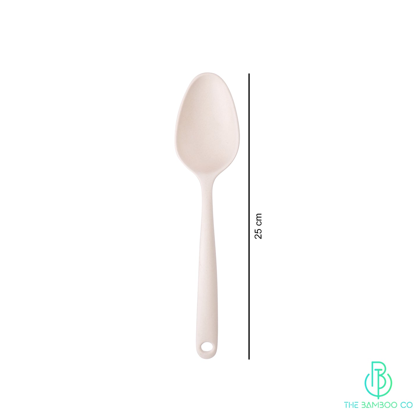 Bamboo Fiber Serving Spoon in white