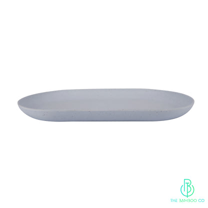 Bamboo rice  serving plate 