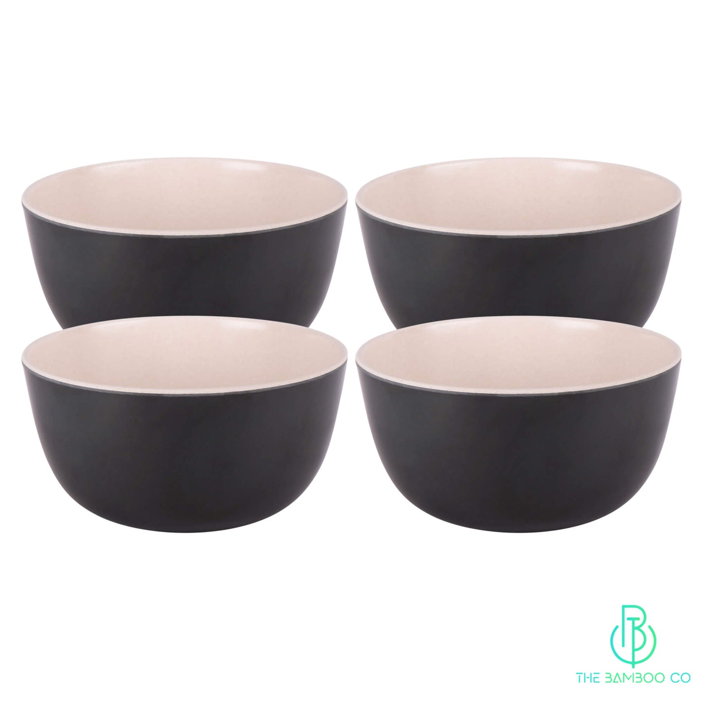 bamboo Glossy Black Premium Snack Bowl