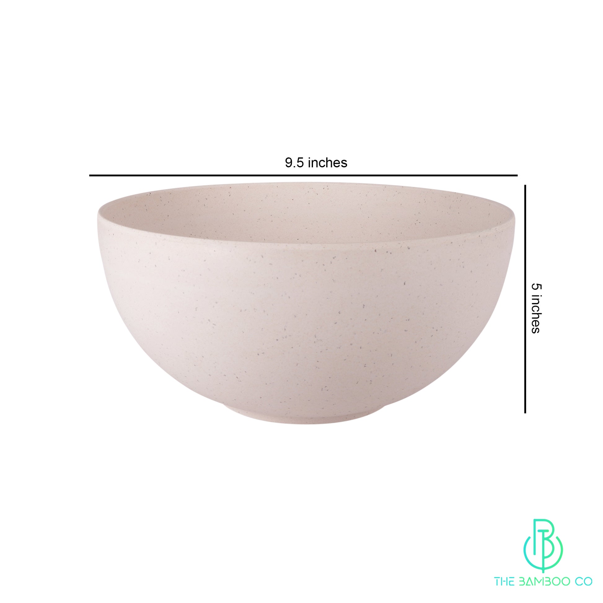 Bamboo White Chipped Fruit  Curry Bowl