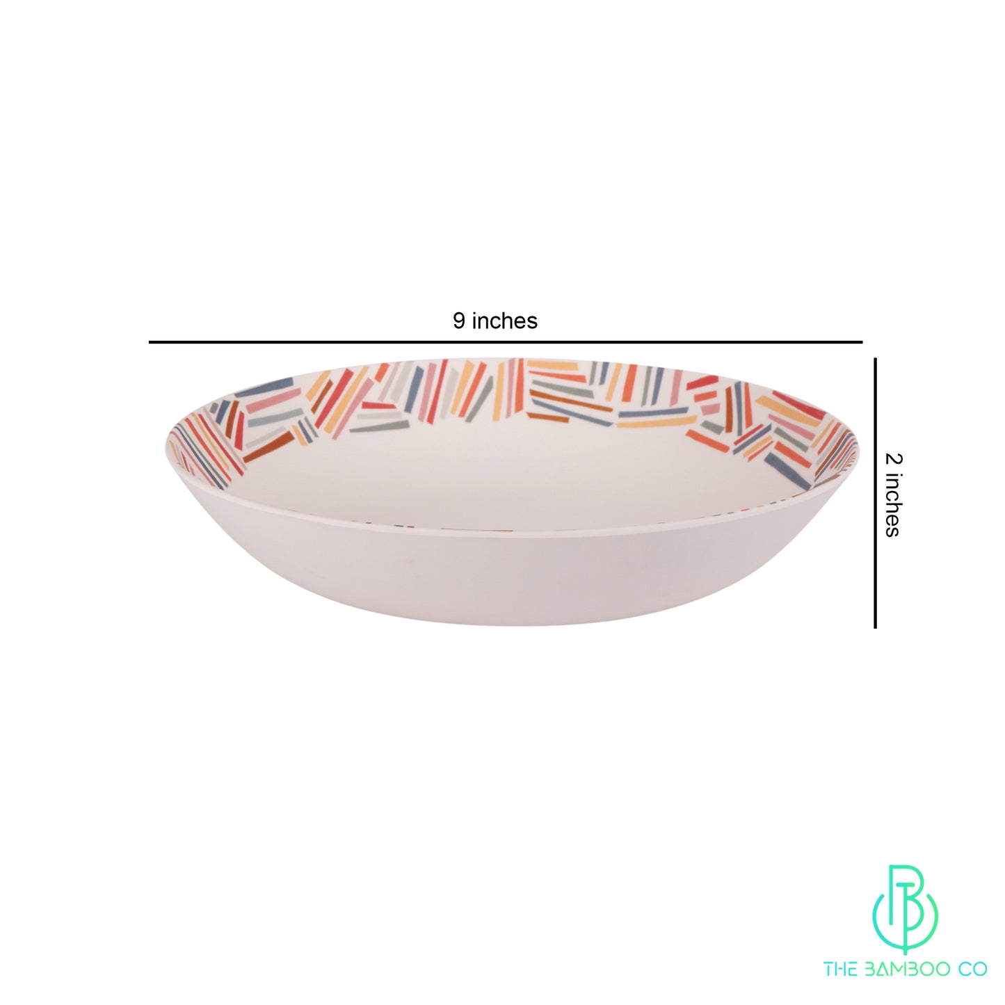 bamboo Colorful Linings Maggie/Pasta Bowl